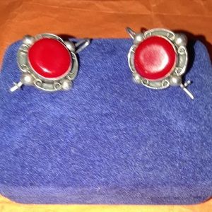 Carnelian 925 hook earrings